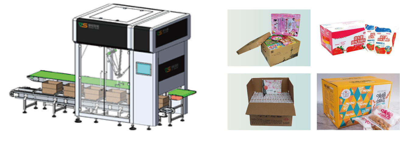 單機(jī)器人柔性裝箱單元